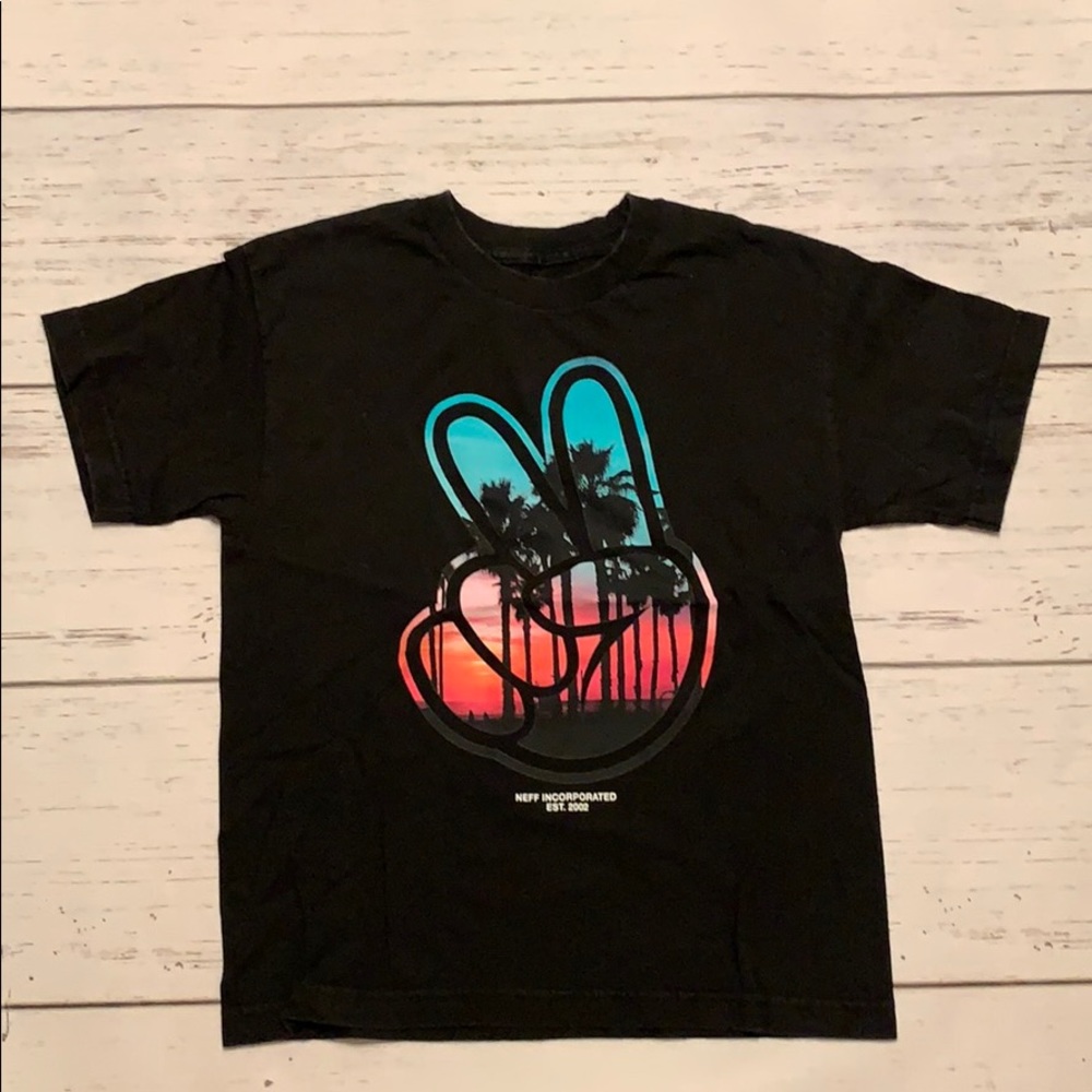 boys neff peace sign shirt